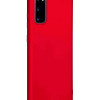 Samsung Galaxy S20 Kılıf Kamera Korumalı Silikon Rubber Arka Kapak Kırmızı
