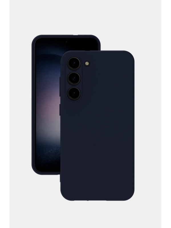 Samsung Galaxy S23 Plus Kılıf Kamera Korumalı Silikon Rubber Arka Kapak Lacivert