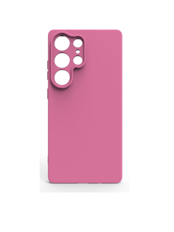 Samsung Galaxy S25 Ultra Kılıf Kamera Korumalı Silikon Rubber Arka Kapak Pembe