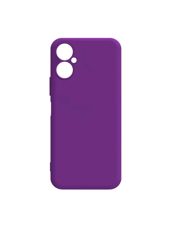 Tecno Camon 19 Kılıf Kamera Korumalı Silikon Rubber Arka Kapak Mor