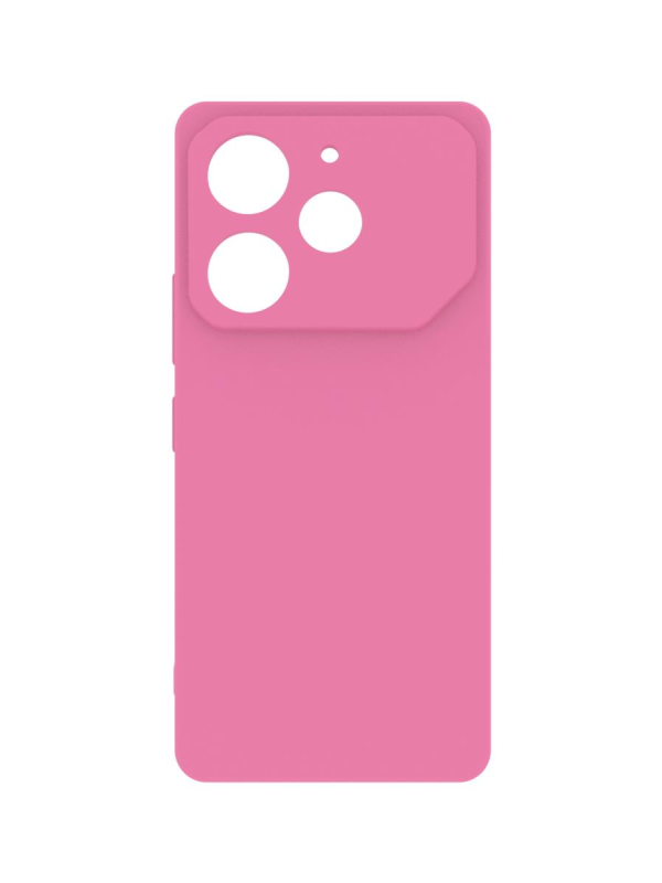 Tecno Pova 6 Pro Kılıf Kamera Korumalı Silikon Rubber Arka Kapak PEMBE