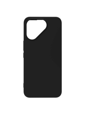 Tecno Pova Curve 2 Kılıf Kamera Korumalı Silikon Rubber Arka Kapak Siyah