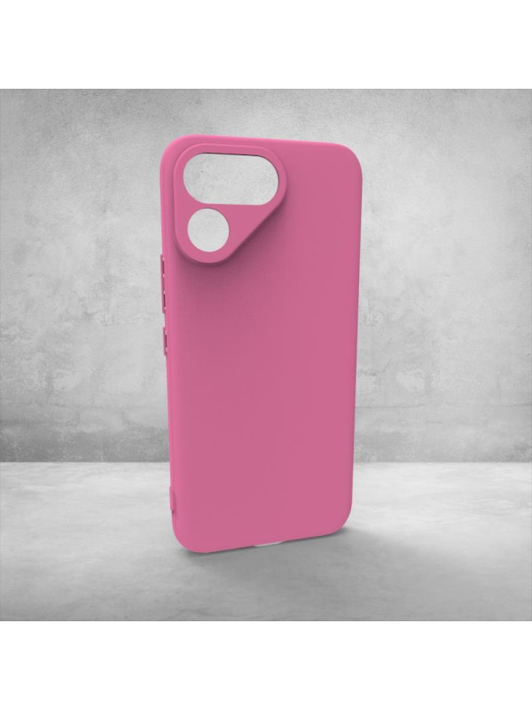 Tecno Pova Curve 2 Uyumlu Kılıf Kamera Korumalı Silikon Rubber Arka Kapak Pembe