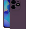 Tecno Spark 10 Pro Kılıf Kamera Korumalı Silikon Rubber Arka Kapak Mor