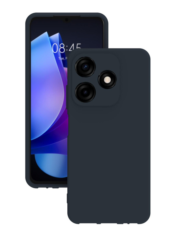 Tecno Spark 10c Kılıf Kamera Korumalı Silikon Rubber Arka Kapak Lacivert Tecno Spark 10c Kılıf Kamera Korumalı Silikon Rubber Arka Kapak Lacivert