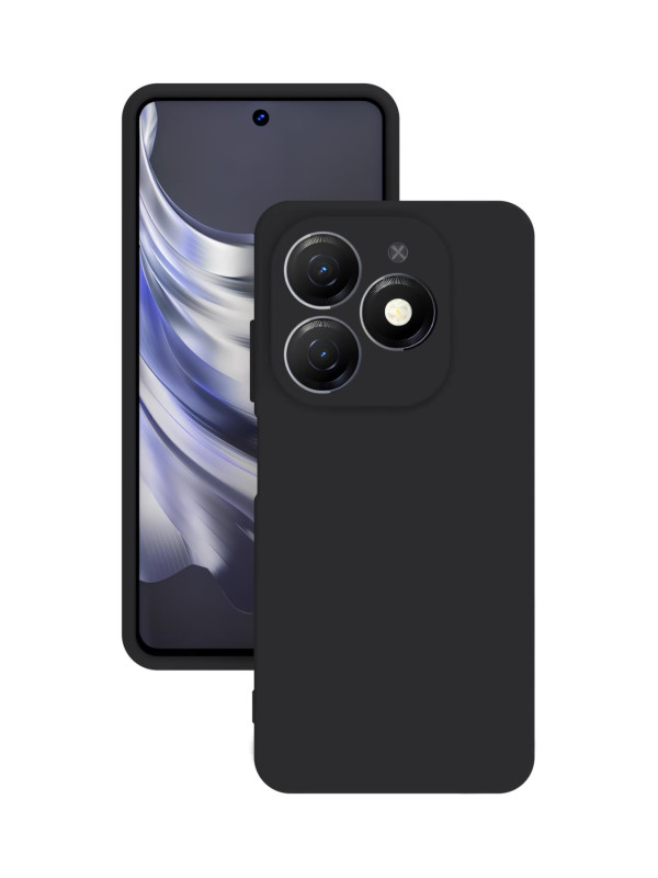 Tecno Spark 20 Kılıf Kamera Korumalı Silikon Rubber Arka Kapak Siyah Tecno Spark 20 Kılıf Kamera Korumalı Silikon Rubber Arka Kapak Siyah