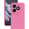 Tecno Spark 20 Pro Kılıf Kamera Korumalı Silikon Rubber Arka Kapak Pembe