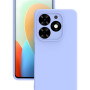 Tecno Spark Go 2024 Kılıf Kamera Korumalı Silikon Rubber Arka Kapak Lila