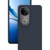 Vivo V50 5G Kılıf Kamera Korumalı Silikon Rubber Arka Kapak Lacivert