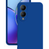 Vivo Y17s Kılıf Kamera Korumalı Silikon Rubber Arka Kapak Mavi