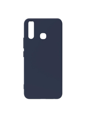 Vivo Y19 2019 - Y5 S Kılıf Kamera Korumalı Silikon Rubber Arka Kapak Lacivert