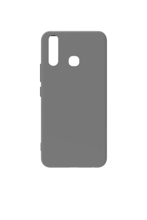 Vivo Y19 2019 - Y5 S Kılıf Kamera Korumalı Silikon Rubber Arka Kapak Gri