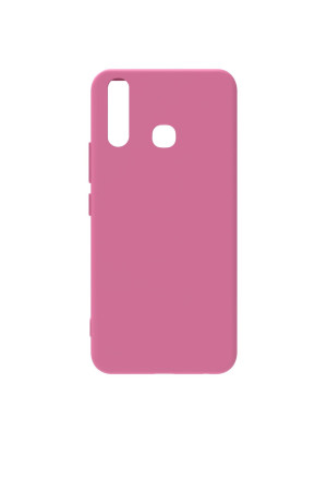 Vivo Y19 2019 - Y5 S Kılıf Kamera Korumalı Silikon Rubber Arka Kapak Pembe