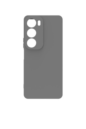 Vivo Y19s Kılıf Kamera Korumalı Silikon Rubber Arka Kapak Gri