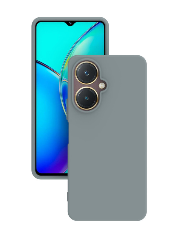Vivo Y27 Kılıf Kamera Korumalı Silikon Rubber Arka Kapak Gri Vivo Y27 Kılıf Kamera Korumalı Silikon Rubber Arka Kapak Gri