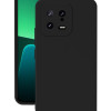 Xiaomi 13 Kılıf Kamera Korumalı Silikon Rubber Arka Kapak Siyah