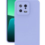Xiaomi 13 Kılıf Kamera Korumalı Silikon Rubber Arka Kapak Lila