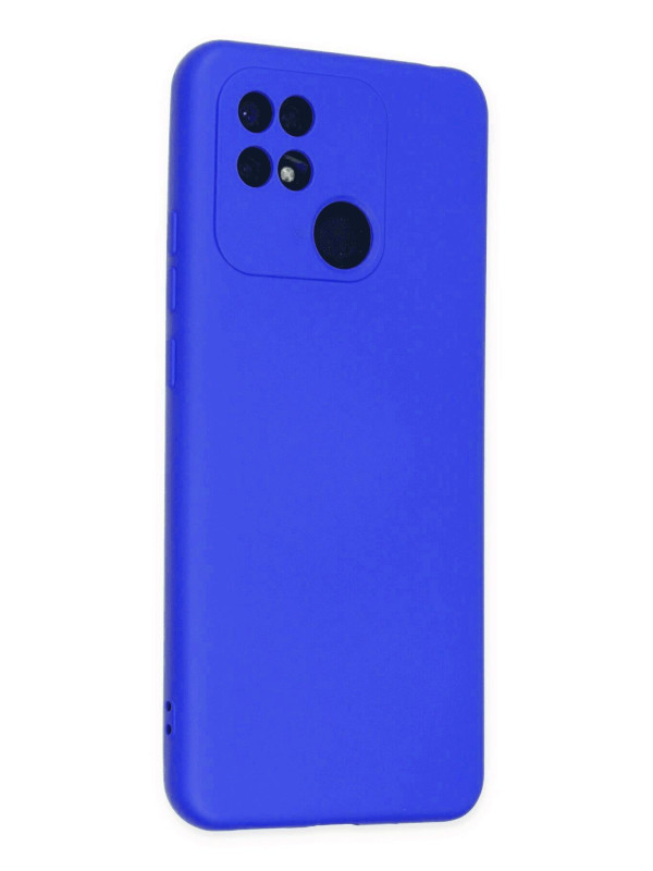 Xiaomi Poco C40 Kılıf Kamera Korumalı Silikon Rubber Arka Kapak Mavi Xiaomi Poco C40 Kılıf Kamera Korumalı Silikon Rubber Arka Kapak Mavi