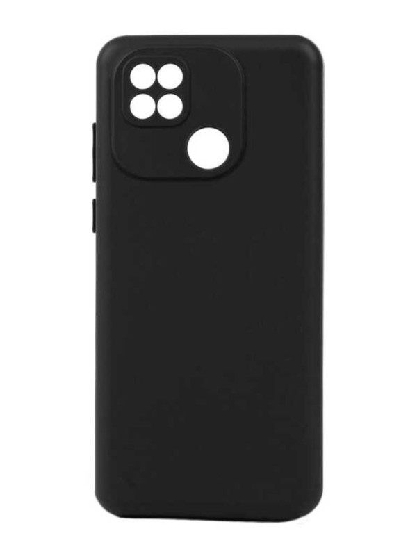 Xiaomi Redmi 10C Kılıf Kamera Korumalı Silikon Rubber Arka Kapak Siyah