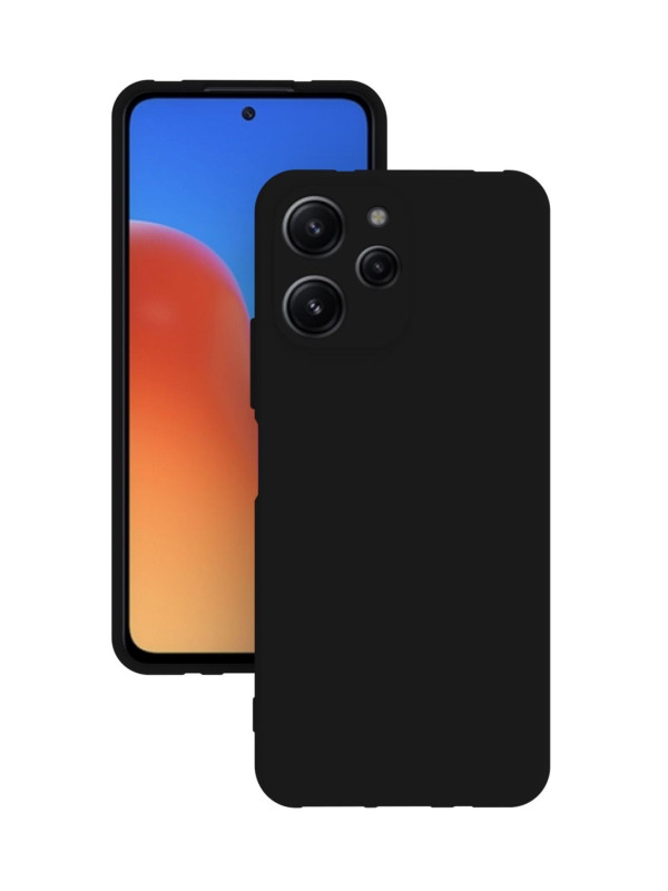 Xiaomi Redmi 12 Kılıf Kamera Korumalı Silikon Rubber Arka Kapak Siyah Xiaomi Redmi 12 Kılıf Kamera Korumalı Silikon Rubber Arka Kapak Siyah
