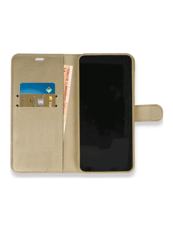 Xiaomi Redmi 13C Cüzdan Kapaklı Kılıf Kartlıklı Cüzdanlı Standlı Kopçalı Gold Xiaomi Redmi 13C Cüzdan Kapaklı Kılıf Kartlıklı Cüzdanlı Standlı Kopçalı Gold