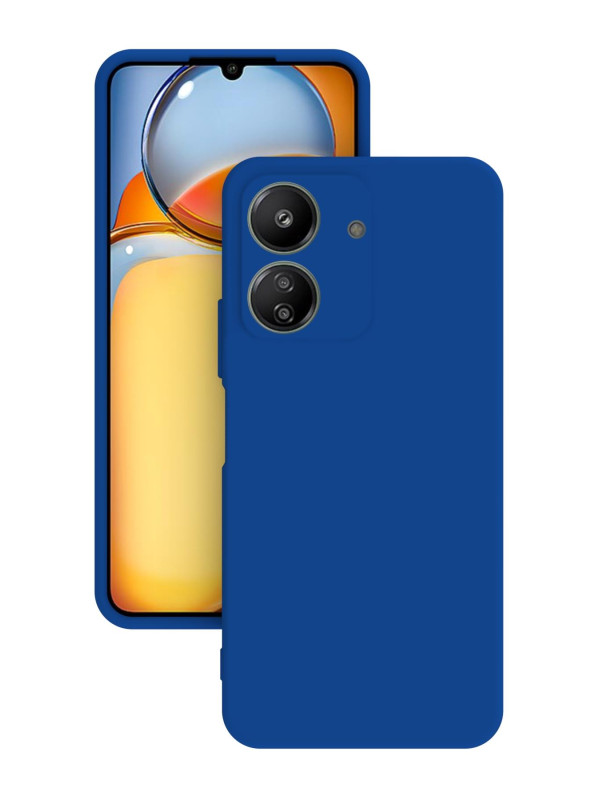 Xiaomi Redmi 13C Kılıf Kamera Korumalı Silikon Rubber Arka Kapak Mavi Xiaomi Redmi 13C Kılıf Kamera Korumalı Silikon Rubber Arka Kapak Mavi