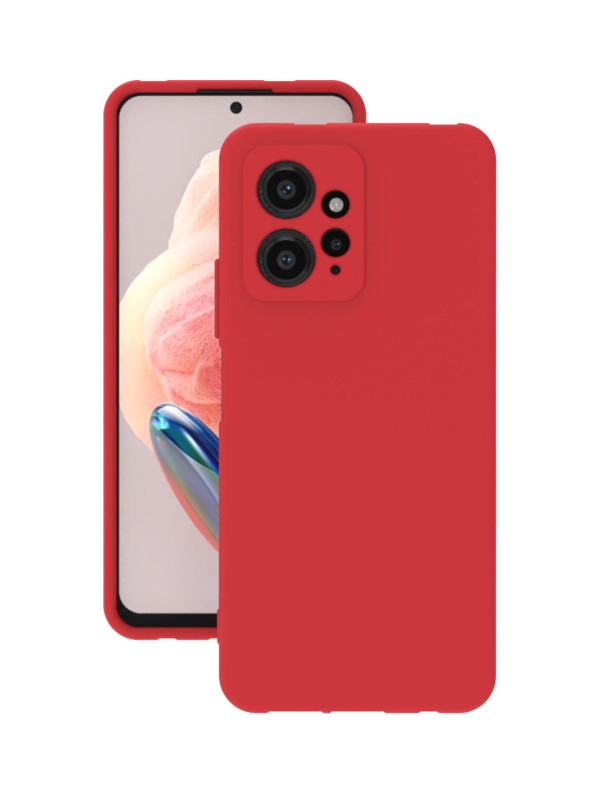 Xiaomi Redmi Note 12 4G Kılıf Kamera Korumalı Silikon Rubber Arka Kapak Kırmızı Xiaomi Redmi Note 12 4G Kılıf Kamera Korumalı Silikon Rubber Arka Kapak Kırmızı