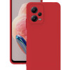 Xiaomi Redmi Note 12 5G Kılıf Kamera Korumalı Silikon Rubber Arka Kapak Kırmızı