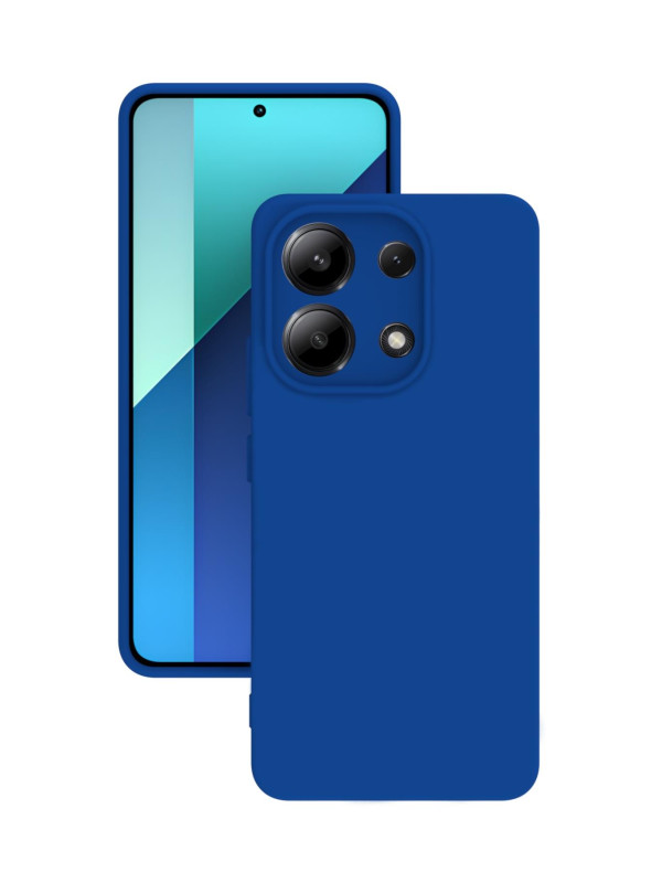 Xiaomi Redmi Note 13 4G Kılıf Kamera Korumalı Silikon Rubber Arka Kapak Mavi Xiaomi Redmi Note 13 4G Kılıf Kamera Korumalı Silikon Rubber Arka Kapak Mavi