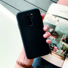 Xiaomi Redmi Note 8 Pro Kılıf Kamera Korumalı Silikon Rubber Arka Kapak Siyah